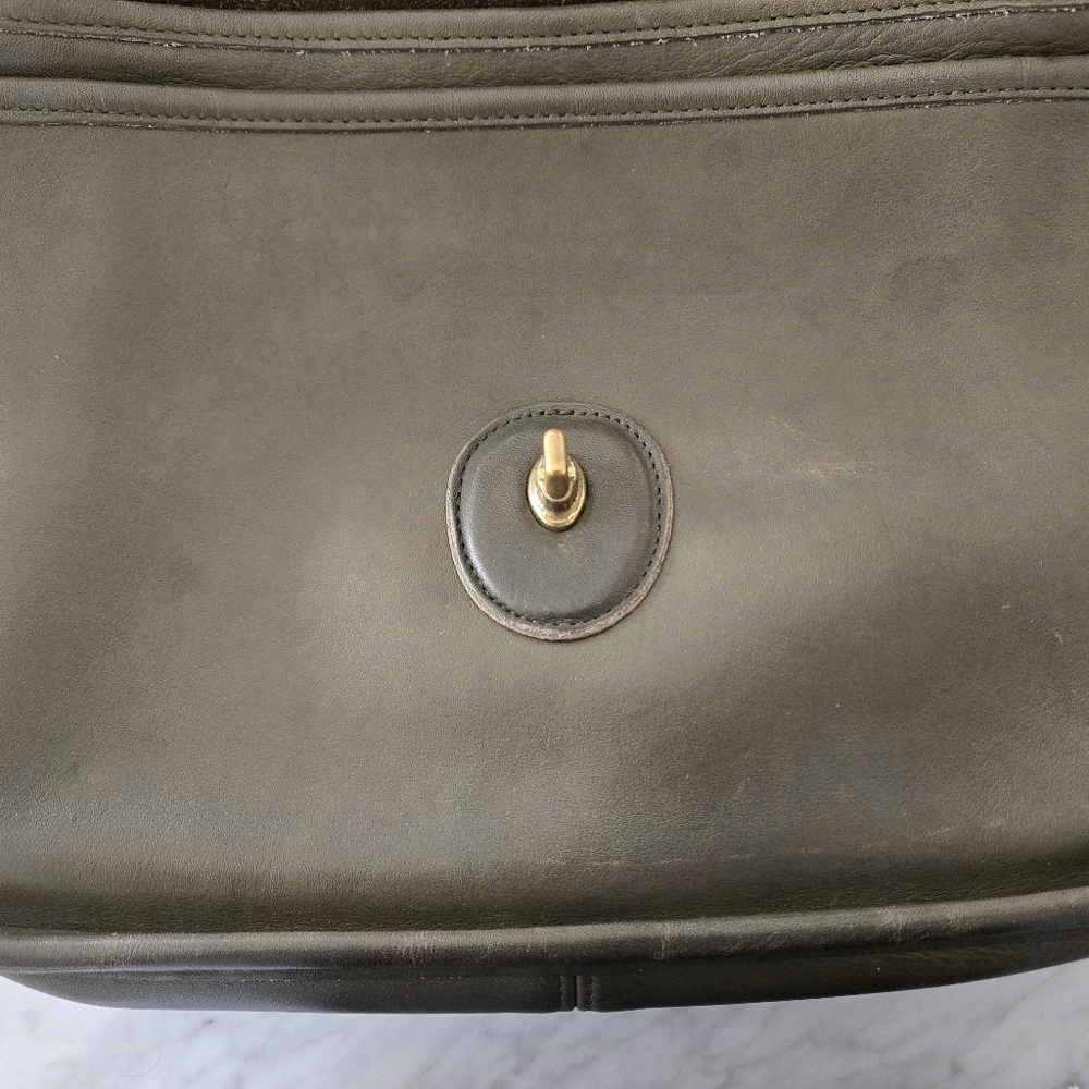 Coach 9927 Willis Green Loden Olive Bag Purse Crossbody Vintage Hangtag - Picture 11 of 16